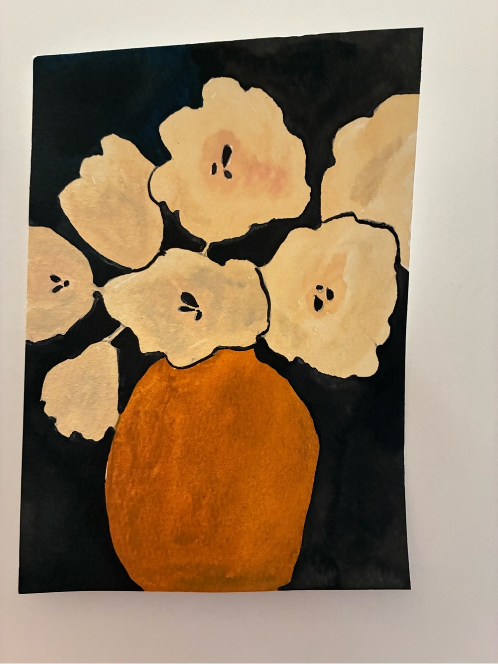 Watercolor Floral Art 5 x 7”